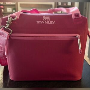 Stanley Pink Travel Bag with Structured Design